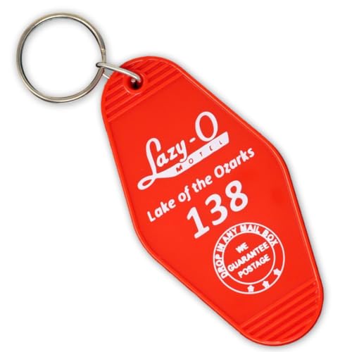Chillkat Vintage Hotel Motel Keychain (Lazy-O Motel)