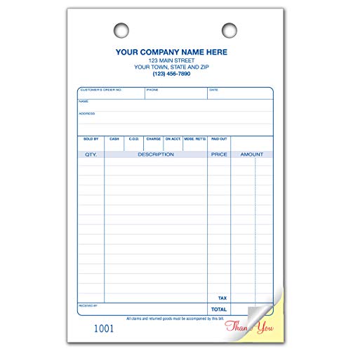 CheckSimple Customized Multi-Purpose Work Material Register Forms, Medium Format 2-Part, White, 5 1/2