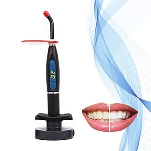 Elektrische 1200-2000 mw/cm² Draadloze LED-tandheelkundige Lamp met Instelbare 3 Modi, Golflengte 420-480 nm, Lange…
