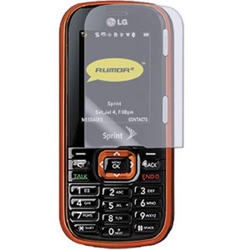 Amzer Super Clear Screen Protector with Cleaning Cloth for LG LX265 Rumor 2