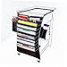 NUOBESTY Hanging Book Bags Multifunctional Desk Organizer Pockets for School Office and Bedroom