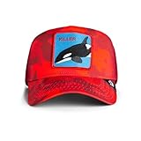 Goorin The Killer Whale Trucker Hat, Cherry, Adult One Size, Unisex