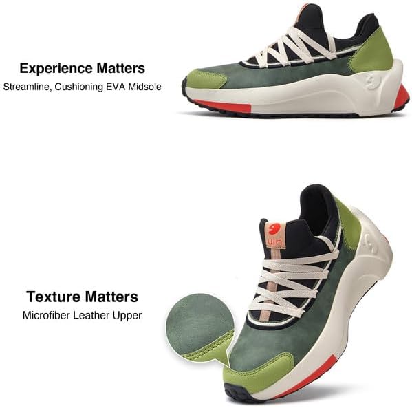 UIN Women's Retro Sneakers Lightweight Walking Casual Comfortable Art Painted Travel Shoes - Image 6