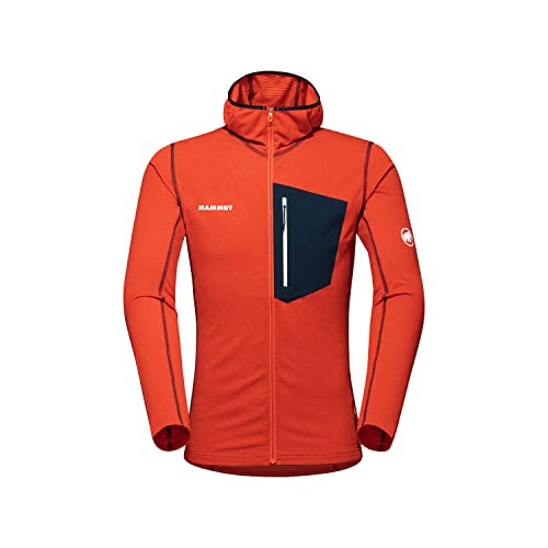 Mammut Aenergy Light ML Hooded Jacket hot red/marine XL