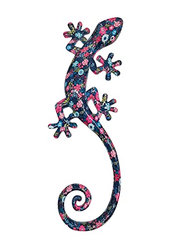 ORIGEN Salamandre Gecko Porte-bonheur, Déco murale ou à poser, Modèle Kolor, Hauteur 35 cm