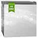 Bomann Mini Kühlschrank 45L mit Gefrierfach, leise Kühlbox klein für Küche Büro Camping und Gaming, Kühlschrank klein Türanschlag wechselbar - Minikühlschrank Getränkekühlschrank Minibar KB 7245 inox