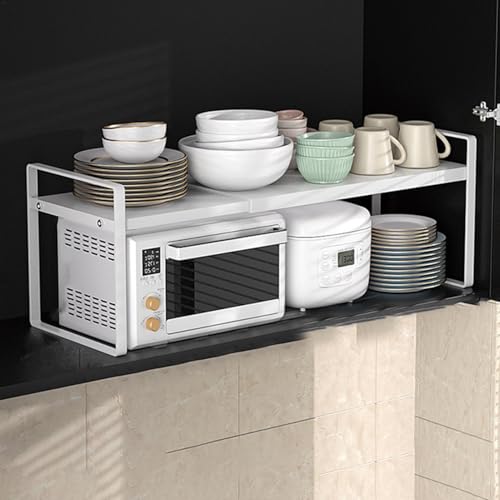 Ustensiles de cuisine ordonnés grâce au support micro-ondes extensible - 5