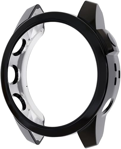 Miniatura 8 de FitTurn Compatible con Garmin Fneix 7, Fenix 7S, Fenix 7X Funda TPU Full Edge Protección Protección Protector Shell Bumper Presta atención a la
