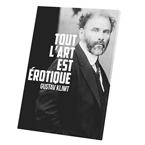 Affiche Klimt Érotique pour Salon | Poster Toile Décorative 30 x 42 cm