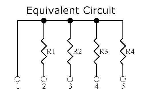 Miniatura 6 de electronics-salon Thick Film Tipo de resistencia Surtido Kit, Array Resistencia, bussed de red, 1/8 W, sip-5 y sip-9 470 1 K 4.7 K 10 K 47 K Ohm.