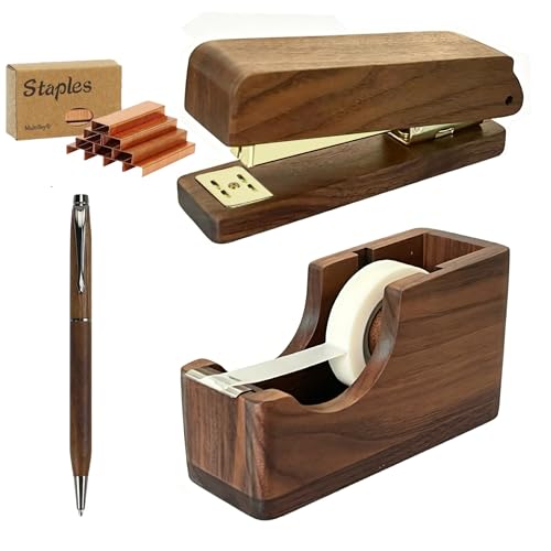 Agrafeuse et distributeur de ruban pour organiser un bureau élégant à la maison