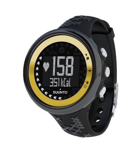 Suunto M5 Women's Heart Rate Monitor and Fitness Training Watch (Black/Gold)