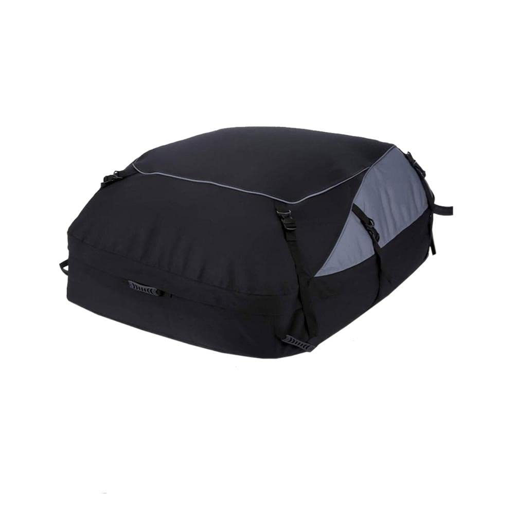 Dachbox 16. 0x110x45cm Auto-Fracht-Dachbeutel Faltbare wasserdichte dauerhafte Dach-Gepäckträger Black Storage Travel 600D Oxford Tuch SUV DachgepäCkträGertasche (Color : 105X90X45cm)