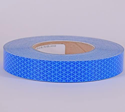 Oralite V92-DB-COLORS Microprismatic Conspicuity Tape: 1 in. x 50 yds. (Blue)