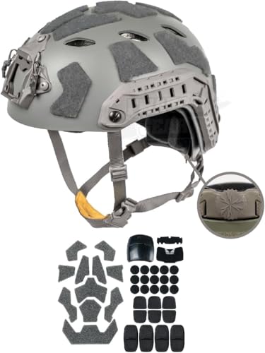 Casque tactique anti-reflet FMATAL GEAR SF pour éliminer la buée