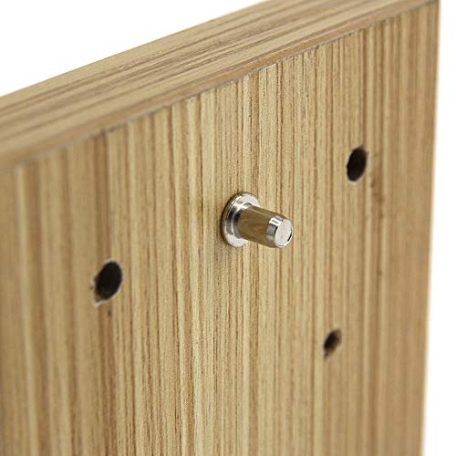 Image of 20pcs 5x20mm Shelf Supports Pegs Studs Nickel Plated Finish Adjustable Shelves Bracket Holder Furniture Hardware Cupboard Cabinet Wardrobe Shelf Pins