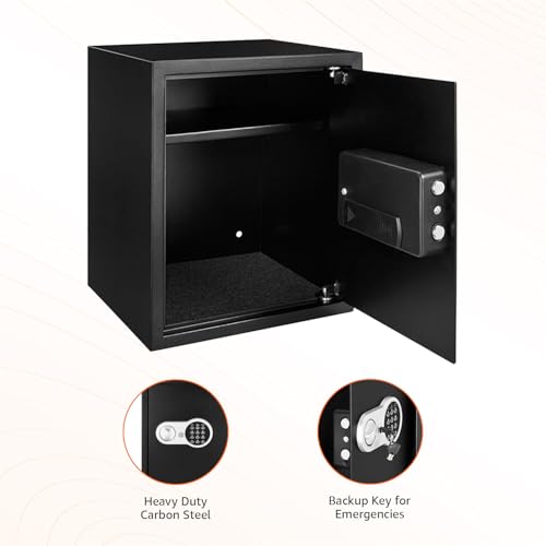 Image of Amazon Basics Digital Safe With Electronic Keypad Locker For Home, Gross Capacity - 39L (Net - 33L)