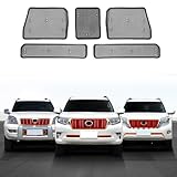 フロントグリル防虫ネット 適用：2010-2023年式 ランドクルーザー150 J150 プラドLC150 RJ150 GDJ150 ステンレス製防虫ネット 蚊 虫の侵入防止 異物防止 前期中期後期モデル対応アップグレードパーツ (2010-2013 スタイル)