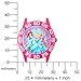 Disney Princess Watch for Girls Age 4-7, Gift for Little Princesses, Colorful and Fun Timepiece Young Fans, Toddler Princess Watch Kids, Pink Nylon Strap, Pink Bezel, Blue Dial