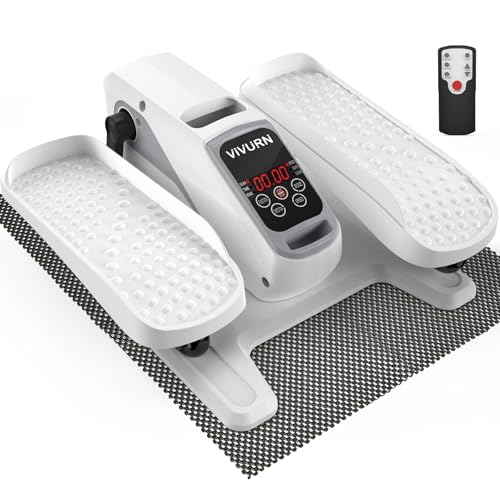 Image of VIVURN-018 Under Desk Elliptical 12 Speed 5 Modes Mini Motorized Leg Exerciser While Sitting for Seniors As Seen on TV with Non-Slip Mat Quiet & Portable Electric Pedal Exerciser for Home and Office