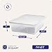 HOMZ 2-Pack Snaplock, Small Clear Plastic Storage Organizer Bins w/ Lids, 28 Quart, White - Stackable Container Boxes for Bedroom, Bathroom, Garage, and Office Organization
