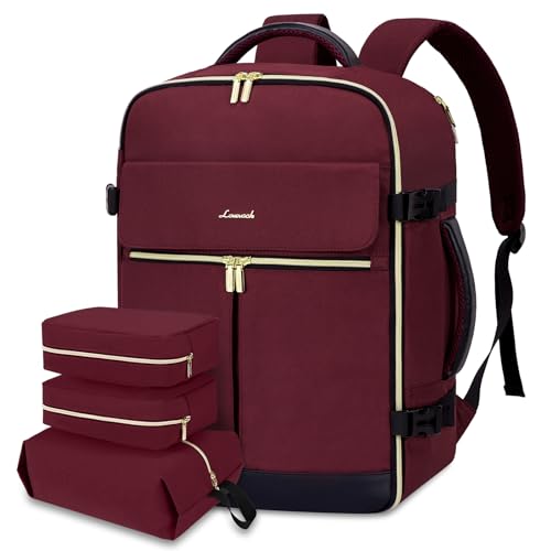 Mochila de Viaje LOVEVOOK 40L para Mujer Resistente al Agua miniatura 1