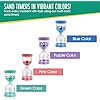 TeacherFav Sand Timer for Kids 4 Pack Colorful Hourglass 3min, 5mins ...
