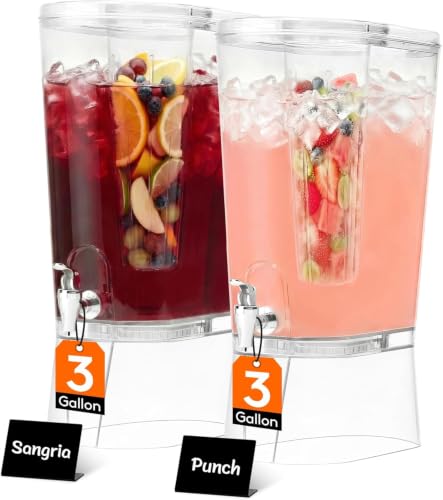 Lifewit 3 Gal Drink Dispenser with Fruit Infuser...