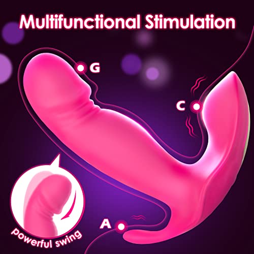 Wearable G Spot Dildo Vibrators Adult Sex Toys For Women Or Men, App Remote Control Panty Clit Mini Vibrator With 10 Quickly Wiggling & Vibrating Modes Vibrating Panties Quite Rose Dildos Sex Machine #TOP3