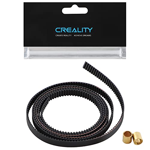 Official Creality Timing Belt Length 1M, Open 2Gt Timing Belt Pitch 2Mm Width 6Mm With 2Pcs Copper Sleeve For Ender 3, Ender 3 V2 Series, Ender 3 S1, Ender 3 S1 Pro, Ender-5 Series And Cr-10 Series #TOP8