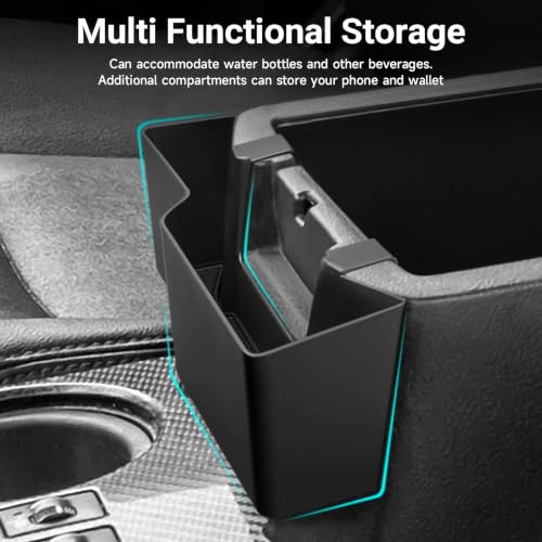 Image of Center Console Hanging Storage for 2010-2024 Toyota 4Runner Accessories Console Armrest Organizer Tray Armrest Storage Bag ABS