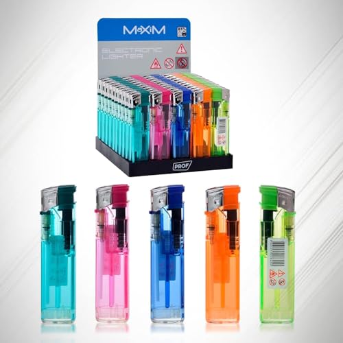 DISPAU Mechero Electrónico Desechable Colores Surtidos Llama Estable Encendido Fácil Uso Diario Económico Ideal para Tiendas Hogar Oficina Eventos Confiabilidad Duradera (400)