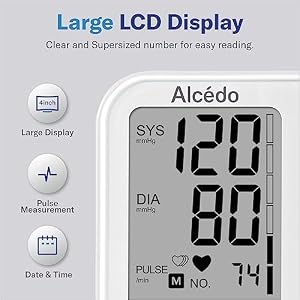 Alcedo Blood Pressure Monitor for Home Use, Upper Arm Cuff BP Machine — photo 4 of 6