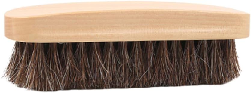 Wooden Handle Horse Hair Shoes Cleaning Brush for Men Women