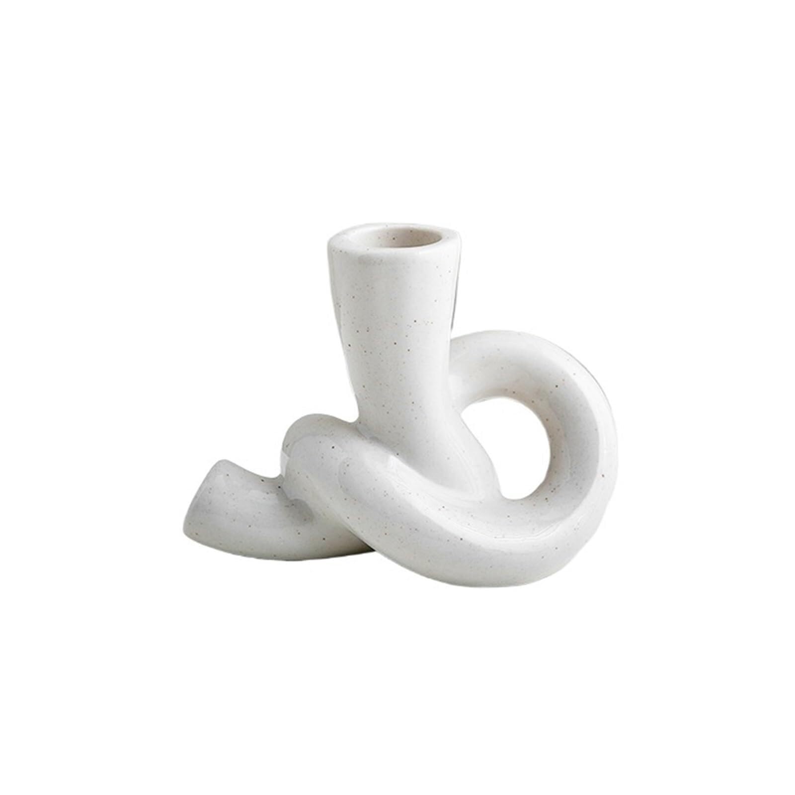Candle Holders Candlestick Decorative Chandeliers Candle Holders Decor For Table Candlesticks Home Holder(White2)