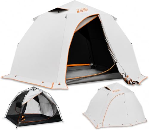 OutdoorMaster 2 Person Camping Tent, 4 Seasons Lightweight Backpacking Canopy, Waterproof and...