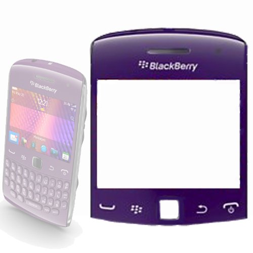 BlackBerry 9360 Curve Ecran de remplacement lentille en violet/lilas – Remplacez votre endommagés/Tenus Top écran