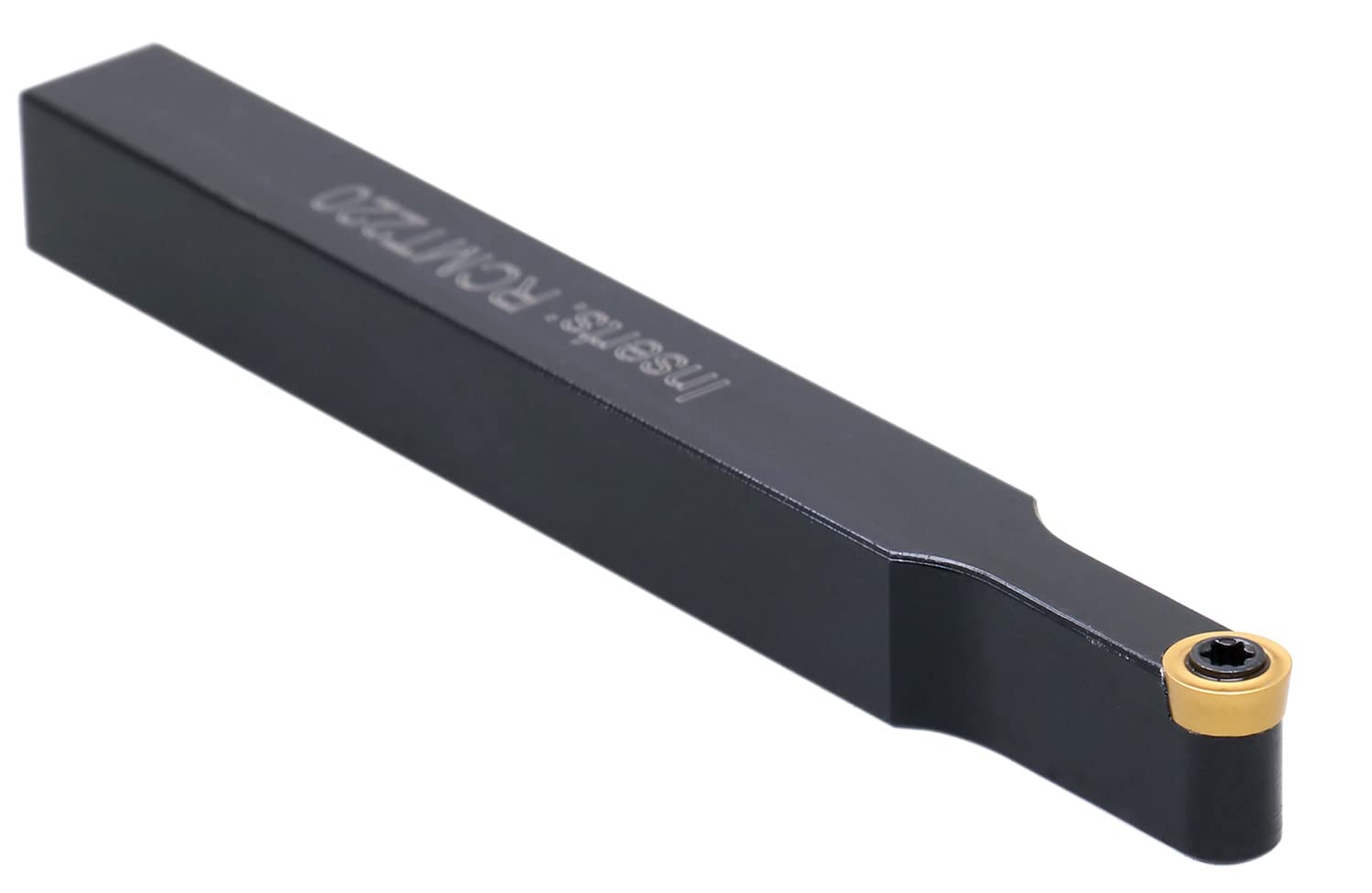Accusize Industrial Tools 3/8 x 3-1/2 in SRDCN06-2J Indexable Toolholder for RCMT220 Inserts, 2376-0006