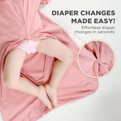 Image of Mama Cheetah Baby Sleep Sack with Sleeves, 1.0 TOG 100% Organic Cotton Wearable Blanket and Two-Way Zipper 2-Pack, Swaddle Transition Long Sleeve Sleeping Bag for Infant Toddler, 6-12 Months