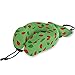 QMIN - Cuscino da viaggio con motivo a coccinella e foglie, in memory foam, cuscino da collo ergonomico a forma di U, kit da viaggio per aerei, treno