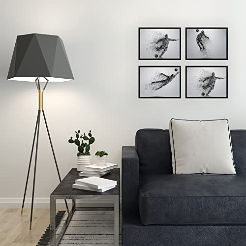 Soccer Wall Art Prints - Set Of 4 (8X10) Unframed Soccer Posters - Soccer Room Decor For Men Kids Teenagers - Soccer Poster Set For Bedroom Man Cave - Soccer Wall Decor - Soccer Boys Bedroom Decor #TOP3