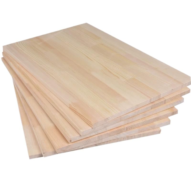 Premium Pine Wood Sheets for DIY House & Aircraft Models - Thick Craft Boards(10pcs 250mm x 30mm x 5mm)