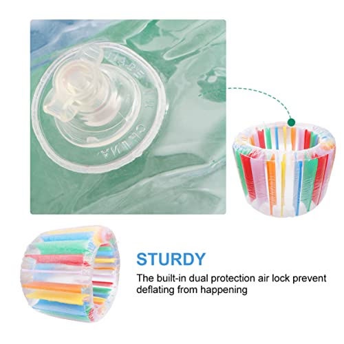 INOOMP Crianças Coloridas Coloridas Rolos de Rodas Piscina Flutuante Piscina Brinquedo para Crianças
