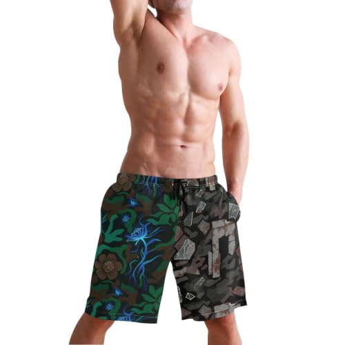 Short de piscine élastique homme séchage rapide coupe 22.9 cm