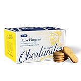 Oberlander Baby Finger Cookies Gluten Free Cookies - Dairy-Free & Soy-Free, Light & Airy Biscuits - Kosher Treats for Passover, Desserts for Celebrations, Delicious Everyday Snacks - Yellow, 24 Oz