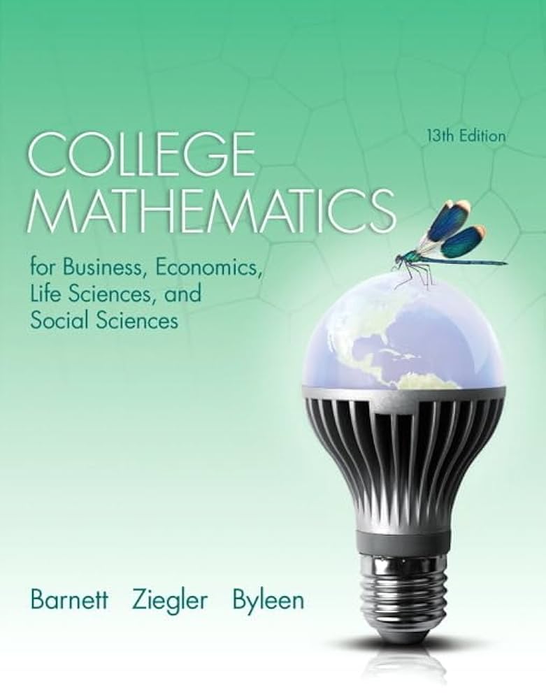 Amazon.com: College Mathematics for Business Economics, Life
