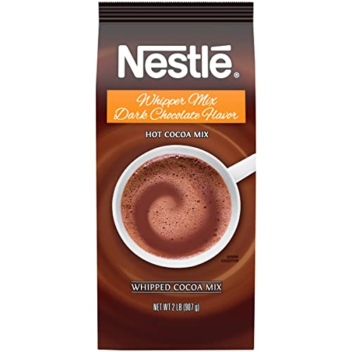 Nestle Hot Chocolate Mix, Dark Chocolate Flavor Hot Cocoa, Bulk Whipped Cocoa, 2 Lb. #TOP8