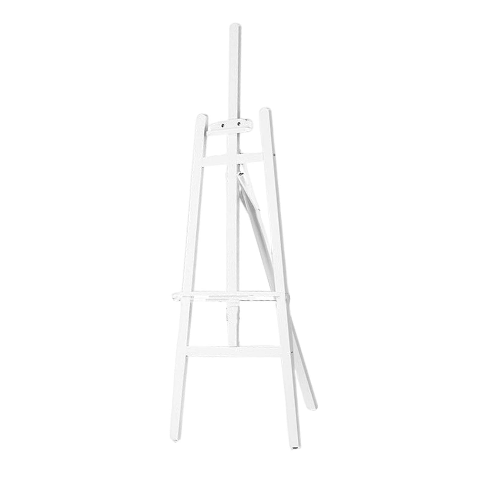 Colcolo Stand-Staffelei aus Holz, höhenverstellbare Winkel, Studio-Staffelei, Maler, Gemäldehalter, Ständer für Kunsthandwerksbedarf, Hochzeit, Poster, 1,5m Weiß