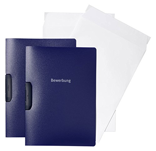 Durable Bewerbungsset Duraswing Job, 2 Bewerbungsmappen mit 2 Versandtaschen, dunkelblau, 999107390