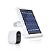 Wasserstein Solar Panel Compatible with eufyCam E Wireless Security Camera - Power Your eufyCam Surveillance Camera Continuously (White)